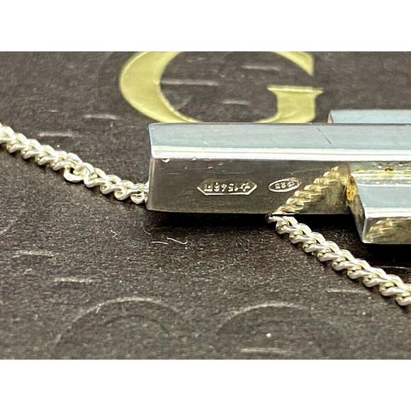 Gucci Cross Pendant Necklace Ladies #77140G13B - Picture 5 of 6